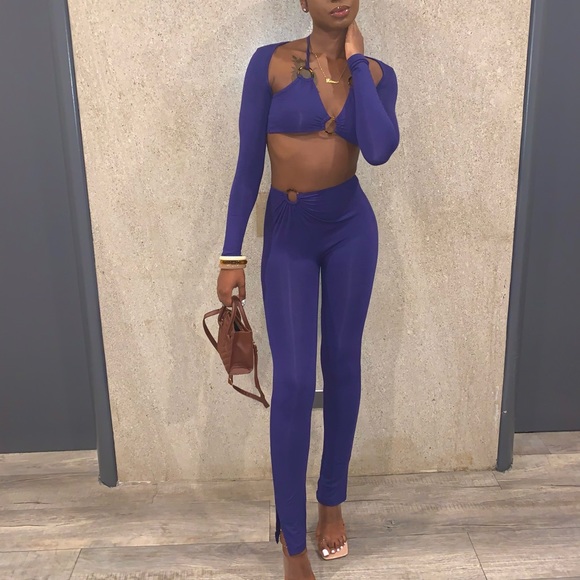 2 piece halter pants set - Picture 1 of 2